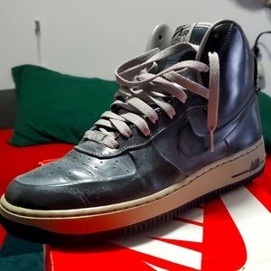 Used AF1 High VT Supreme size 10 MDM Grey Anthcrt-BLCK Classic